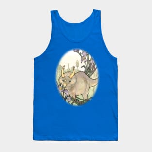 Endearing Triceratops Tank Top